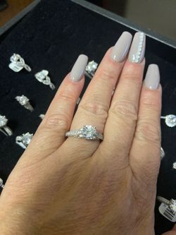 925 Sterling Silver with Cz