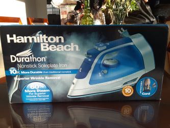 Hamilton Beach Iron Superior Wrinkle Removal