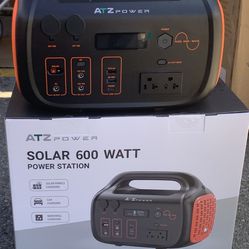 ATZ POWER™ Solar 600W Power Station