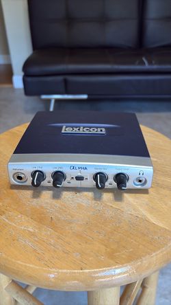 Lexicon Alpha Digital Recording Interface  LEXALPHA V No USB Cable Included