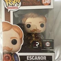 Seven Deadly Sin Escanor Pre Release Funko Pop 