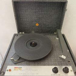 Vintage record player
