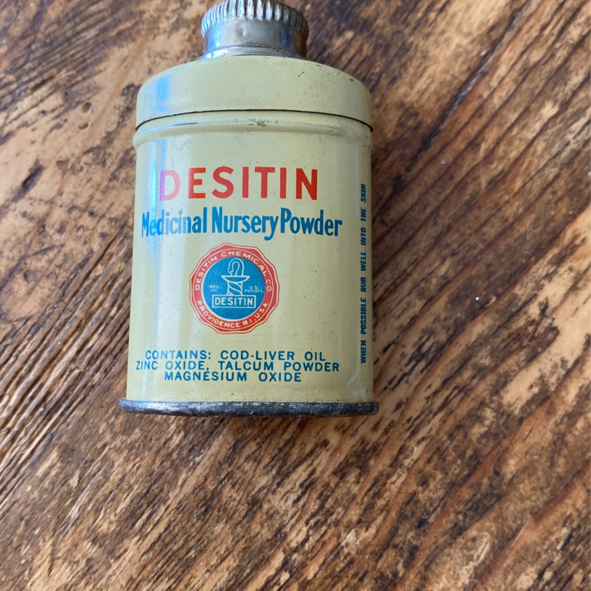 Vintage Desitin Powder Tin for Sale in Sun City, AZ OfferUp - Main Image