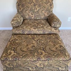 Like New Chair & Ottoman (Gift, Need Cash More) ASKING $500 OBRO for Both! 