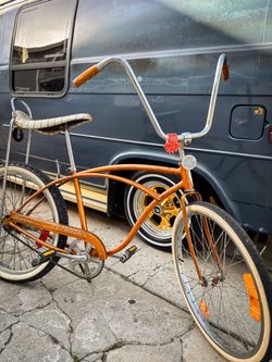 Vintage Schwinn typhoon copper tone bike