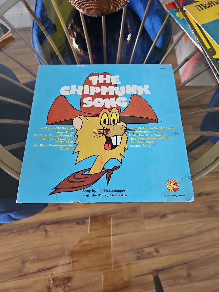 vintage The Chipmunk Song The Grasshoppers vinyl lp album record

