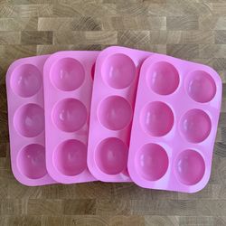 4PCS Silicone Cake/Chocolate Round Molds