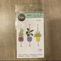 Sizzix 663321 Hanging Planter Thinlits Die Set