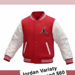 Jordan Varsity Jacket Size Med $60 