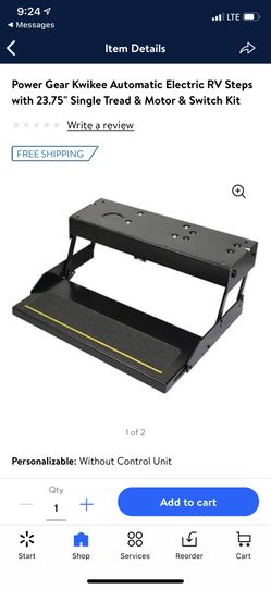 Electric RV step no control