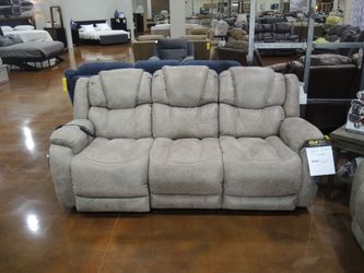 HomeStretch Custom Comfort (Triple Power) Triple Power 3 Piece Homestretch Living Room Set - Mushroom | Sofa | Couch