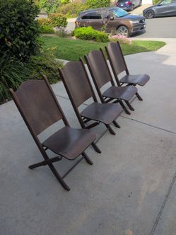 19th century vintage "philathea" Bible class chair 4 sets.
