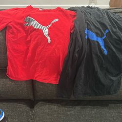 Puma Kids 10/12 Medium T Shirt Set 