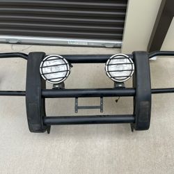 Land Rover Discovery Brush Guard Hella Lights 