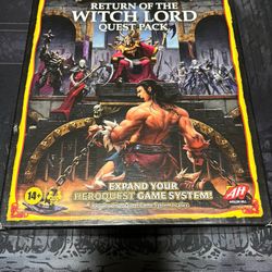 Avalon Hill HeroQuest Return of the Witch Lord Quest Pack