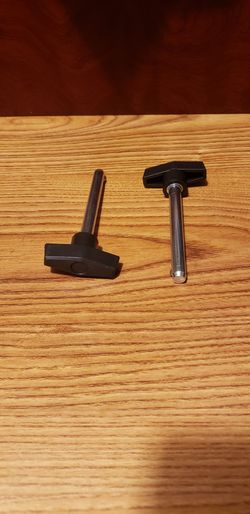 Weight machine weight pins