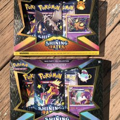 2 Shining Fates Mad Party Pin Collection DEDENNE & POLTEAGEIST LOT 2 Pokemon TCG
