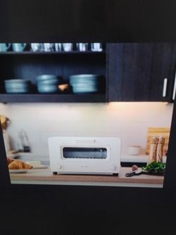 New Balmuda the toaster, steam oven toaster compact size 1500 watts with baking pan