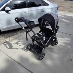 Sit N Stand Double Stroller 
