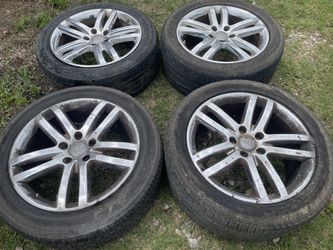 20” Audi Q7 wheels and tires 5x130 Chrome