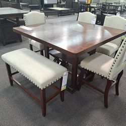 6pcs COUNTERHEIGHT Dining Set