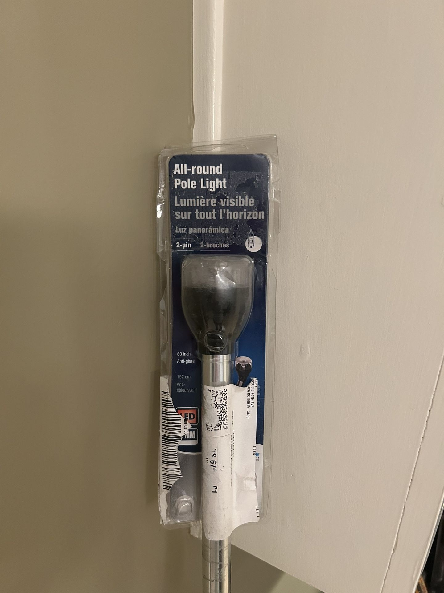Attwood All-Around Boat Light Pole 60”. 5530-60A7 Is Model 