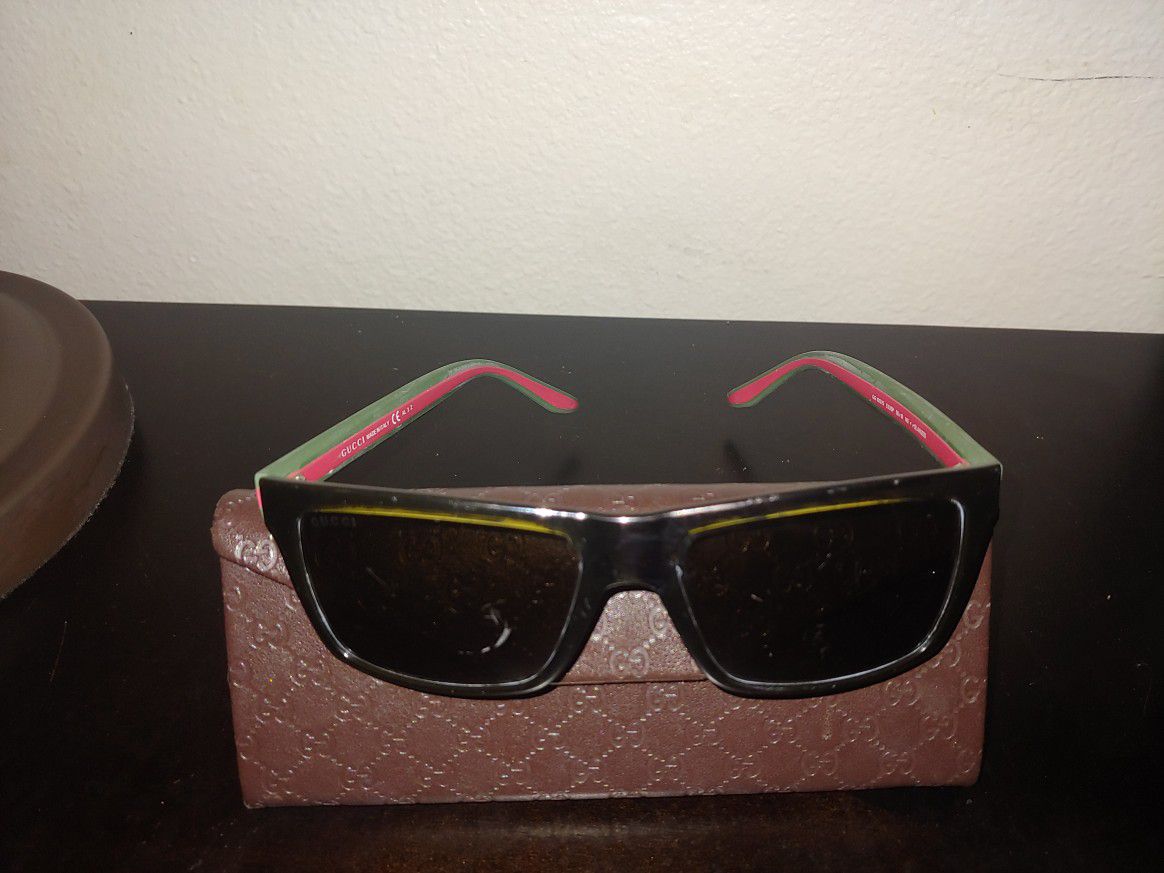 Gucci sunglasses scratched