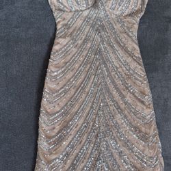 Party Dress Gold & Silver