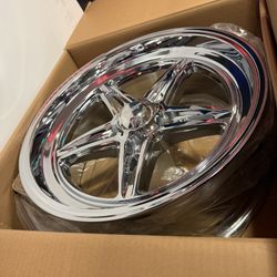 18” Staggered Chrome Wheels Instock 