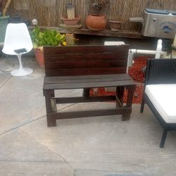 Wood Bench