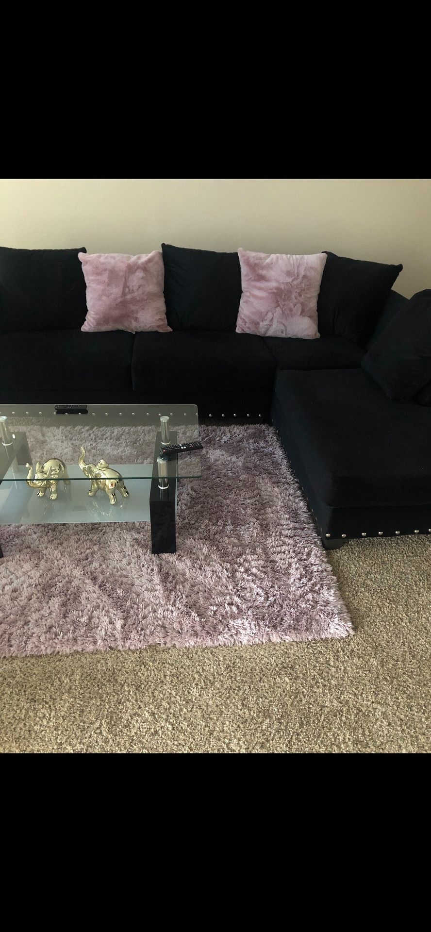 Black Sectional Couch