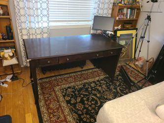 Wooden Writing Desk w/ 3 Drawers
