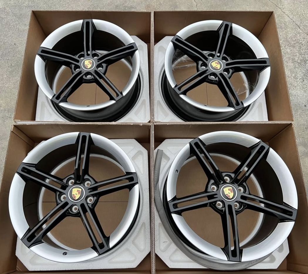 21” OEM Porsche Taycan Turbo S 4S Mission E Wheels Rims Factory