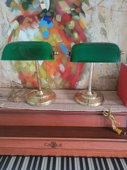 Green banker's lamp ($40 each)