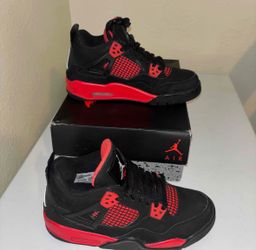 Air Jordan 4 Red Thunder Sneakers