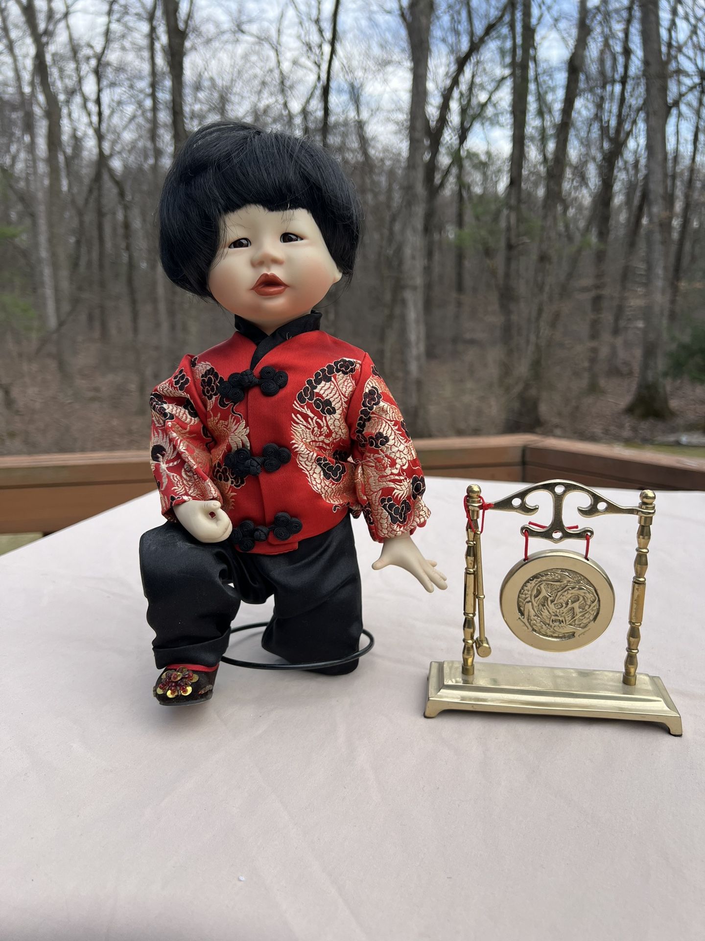 Edwin M Knowles, International Festival of Toys, Porcelain Doll, CHEN