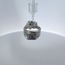 14K White Gold Diamond Ring 