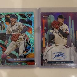 Cosmic Chrome - River Ryan #191 Aqua Equinox Refractor /199 & Auto Ryan /125 RC