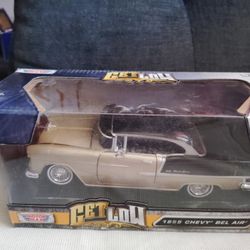 Motor Max gets low 1955 Chevy Bel Air 1:24 series adult collectible 