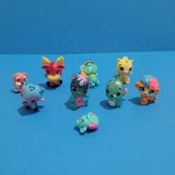 Hatchimals Lot Mixed Pieces Assorted Mini Figures Collectible - Lot Of 9.