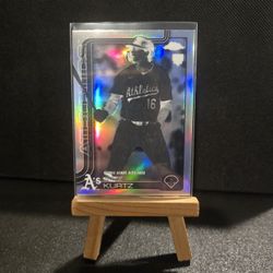 2025 Topps Chrome Update Nick Kurtz RC Rookie Negative Refractor