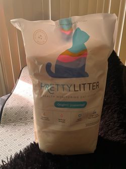 PrettyLitter Health Monitoring Cat Litter Original Unscented