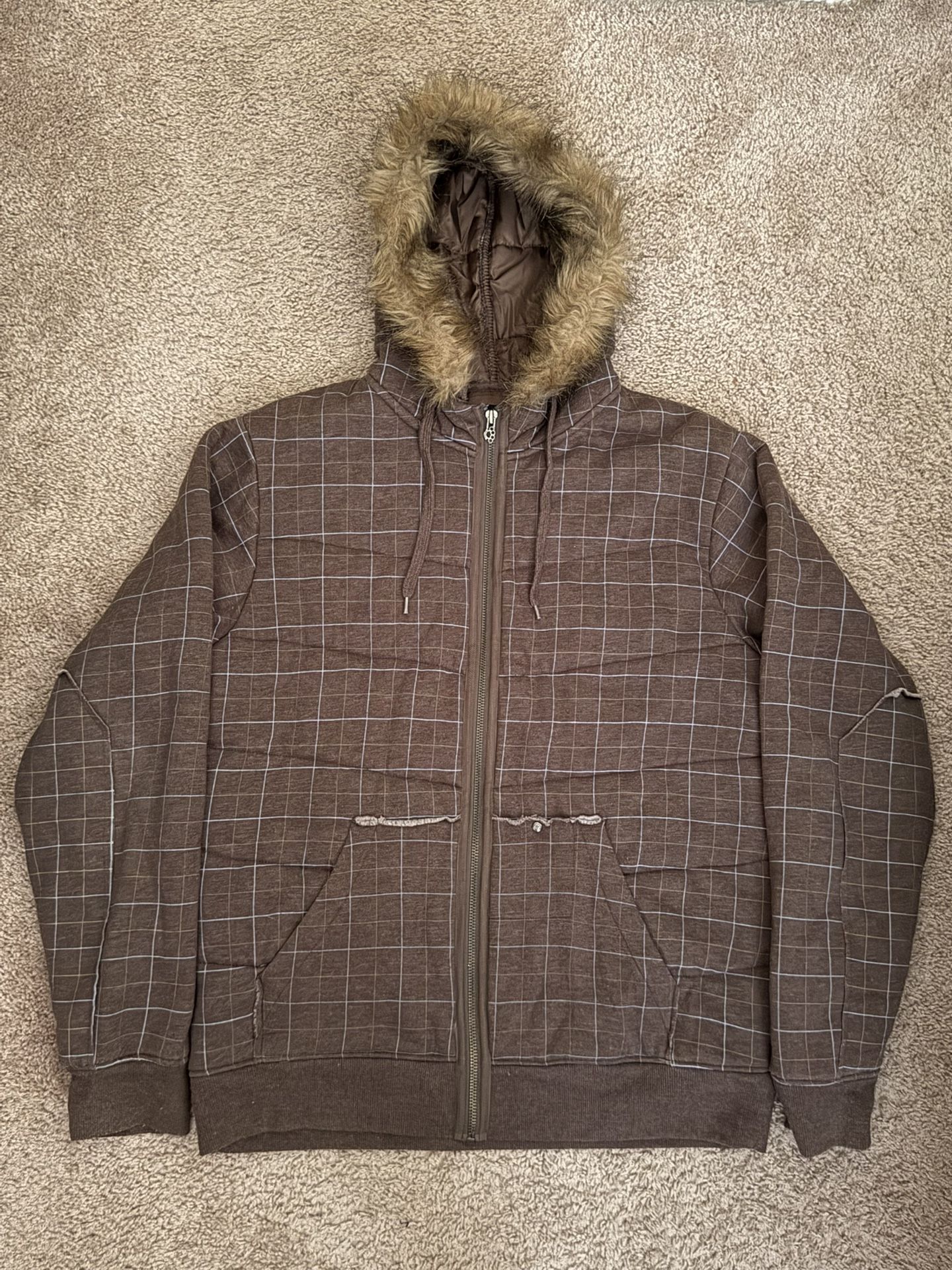 EMPYRE Jacket / Winter / Coat / Fur Hood / detachable Men XL