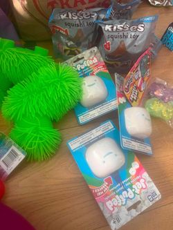 Squishy Toy Lot – Jet-Puffed, Kisses & More