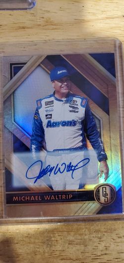 Michael Waltrip Autograph Card