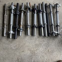 Adjustable Dumbell Handles With Clips 