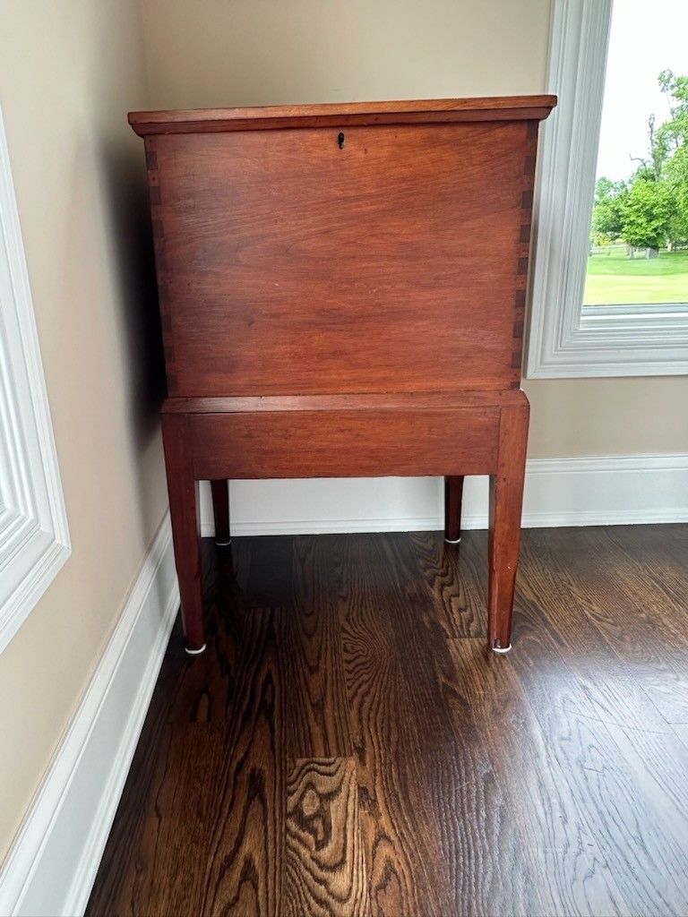 19th Century Cherrywood Sugar Chest