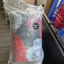 PROMISE King Sheet Rose Floral Comforter