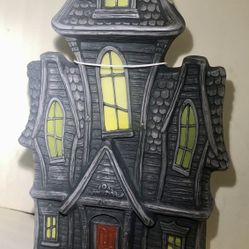 Halloween Haunted House Heavy Blow Mold Lights & Sounds New