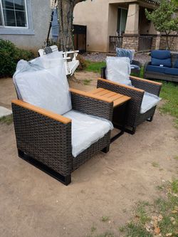 Heavy duty patio chairs high quality outdoor resin patio furniture set 🆕🚛☑️